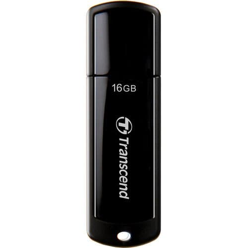 Transcend 16GB JetFlash 700 USB 3.1 Gen 1 Flash Drive (Black)
