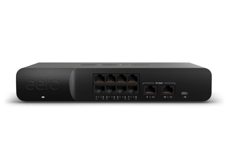 eero PoE Gateway 10 Ports for Mesh Networks, Black