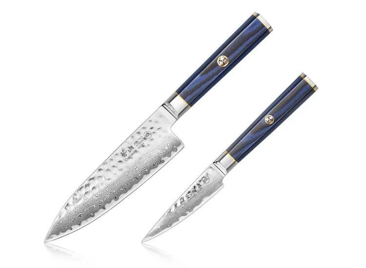 Cangshan 2-Piece Knife Set Kita Series With Blue Handle