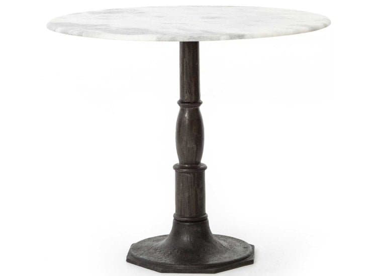 Four Hands Lucy Bistro Table-Size 36" -, White Marble