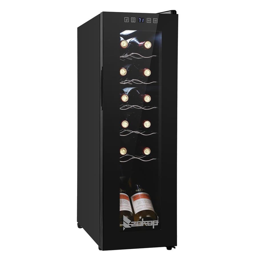 Winado Single Zone 17.72'' Freestanding 12 Bottle Wine & Beverage Refrigerator