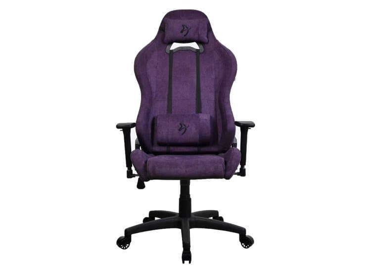 Arozzi Torretta Series Soft Fabric Gaming Chair, Purple