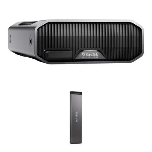 SanDisk Professional 22TB G-DRIVE PROJECT & 2TB PRO-BLADE SSD Mag Kit