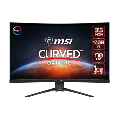MSI MAG 325CQRF-QD 31.5" 16:9 WQHD 170Hz Curved VA LCD Gaming HDR Monitor