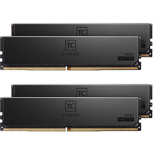 TEAMGROUP 64GB T-Create Master DDR5 6000 MHz ECC RDIMM Memory Kit (4 x 16GB)