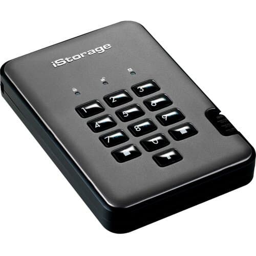 Istorage 16TB diskAshur PRO2 USB 3.2 Gen1 Encrypted Portable SSD (FIPS Level 3)