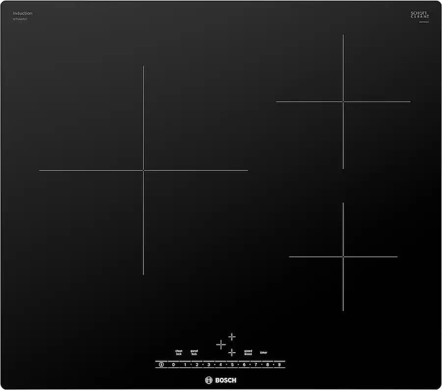 500 Series 24" Built-In Electric Induction Cooktop with 3 elements