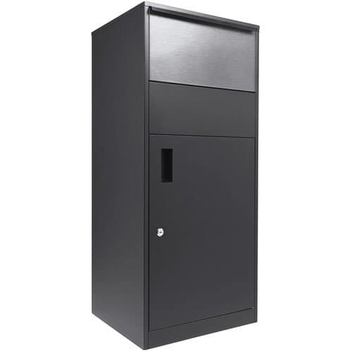 Barska MPCB-200 Extra-Large Single Compartment Locking Parcel Box (Matte Black)