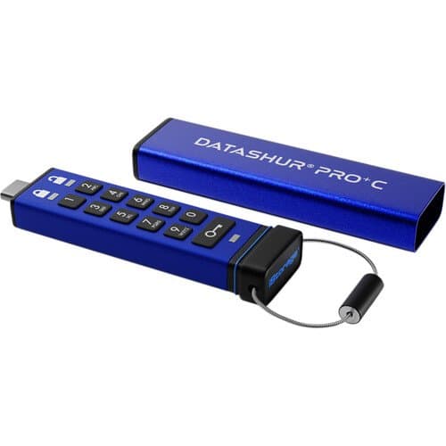 Istorage 128GB datAshur PRO+C Encrypted USB-C Flash Drive