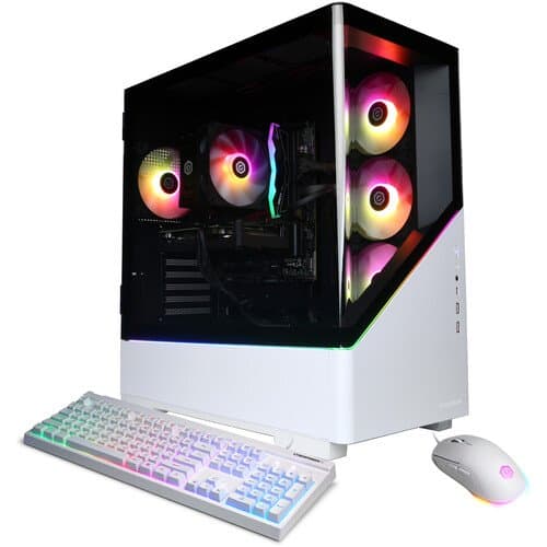 CyberPowerPC Gamer Xtreme Desktop Computer (White) (16 GB, 2 TB, Intel Core Ultra 7 265F)