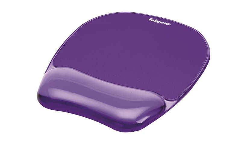 Fellowes Gel Crystals-mouse pad with wrist pillow