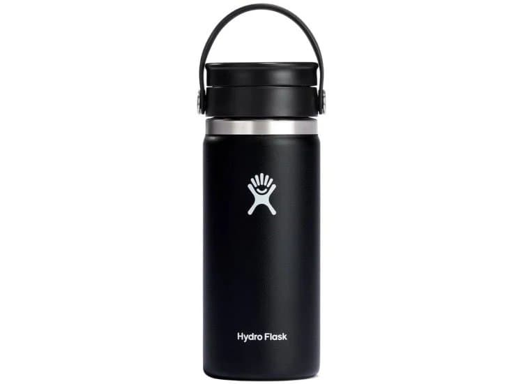 Hydro Flask Coffee Mug 16 Oz with Flex Sip Lid, Black