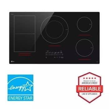 LG 36 Induction 5 Cooktops Black Ceramic