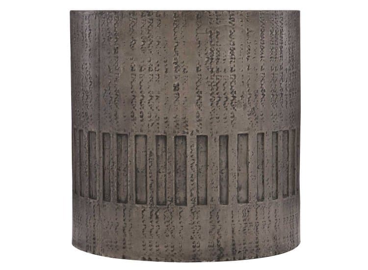 Bernhardt Miramar Outdoor Side Table, Dark Charcoal