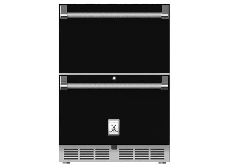 Hestan GFR 5.2 Cu. Ft. Outdoor Refrigerator Drawer and Freezer Drawer 24-Inch in Stealth - GRFR24-BK