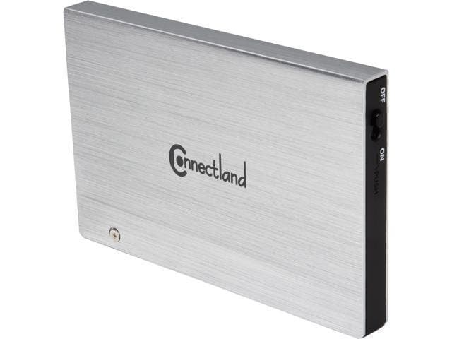 SYBA CL-ENC25035 Aluminium Brush Finish External Enclosure for Hard Disk and SSD (Tool Less Installation)