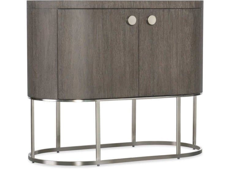 Hooker Furniture Modern Mood Oval Nightstand, Mink