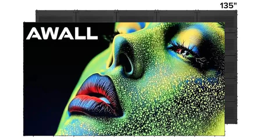 135" CoB MicroLED TV C series 0.9 Pixel Pitch 16:9 External Processor