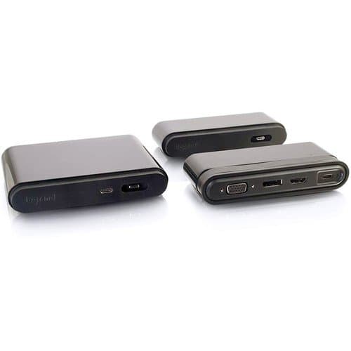 C2G USB Type-C Travel Dock with Charging and Hub