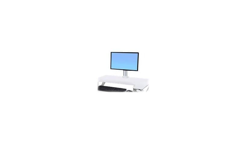 Ergotron WorkFit Single LD Monitor Kit mounting component-for LCD display-white
