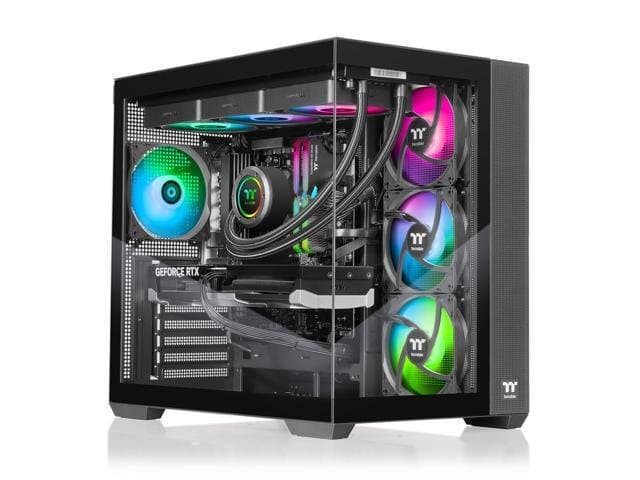 Thermaltake Gaming Desktop PC NE 9870-V380 AMD Ryzen 7 9800X3D 32GB DDR5 2TB SSD GeForce RTX 5070