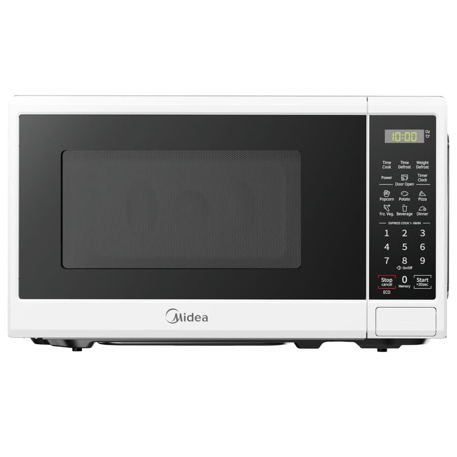 Midea 0.7-cu ft 700 -Watt Countertop Microwave ( White )