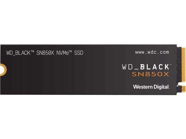 WD_BLACK 2TB SN850X NVMe Internal Gaming SSD Solid State Drive-Gen4 PCIe, M.2 2280, Up to 7,300 MB/s-WDS200T2X0E