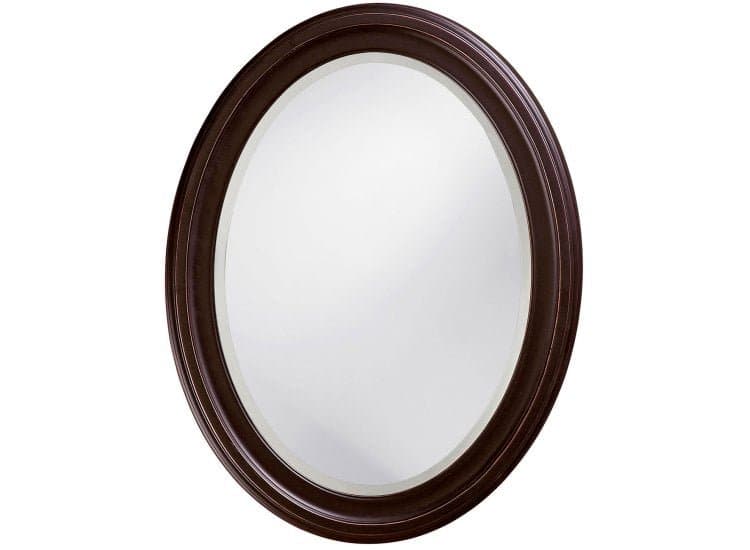 Howard Elliott George Oval Mirror, Oil Rubbed Bronze Finish