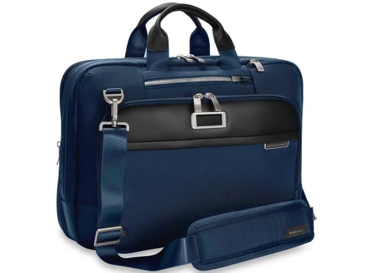 Briggs & Riley At Work Medium Expandable Brief, Navy