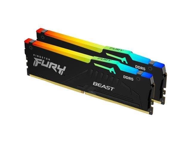 Kingston FURY Beast 64GB (2 x 32GB) 288-Pin PC RAM DDR5 6000 (PC5 48000) Memory (Desktop Memory) Model KF560C30BBEAK2-64