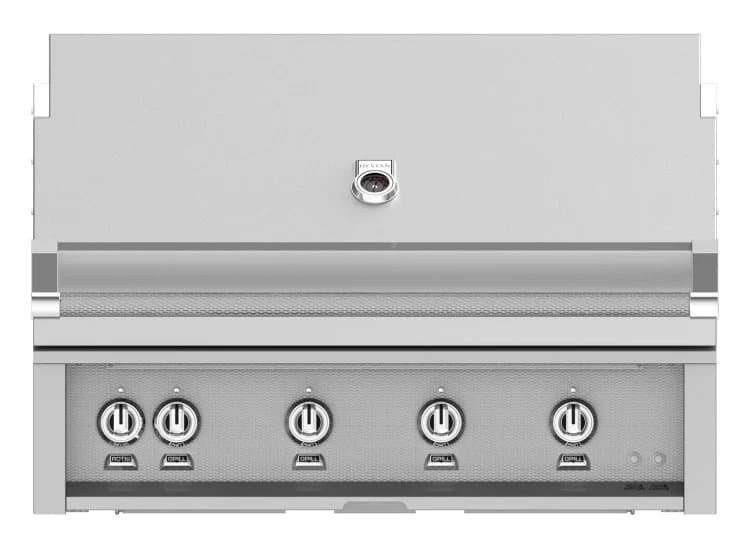 Hestan 42" Steeletto Built-In Liquid Propane Gas Grill With Sear And Trellis Burners