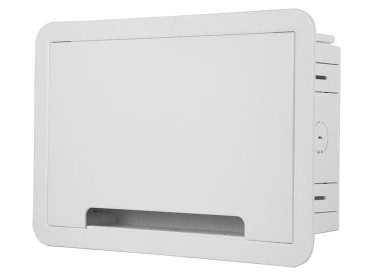 Sanus White 9" TV Media In-Wall Box