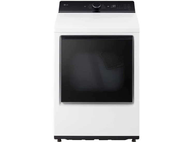 LG Electric Dryer With EasyLoad Door and AI Sensing 7.3 Cu. Ft. in White - DLE8400WE