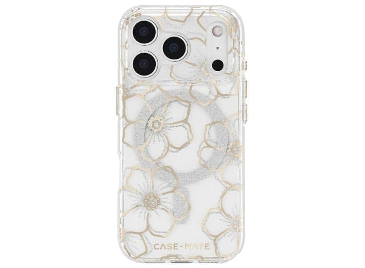 Case-Mate MagSafe Phone Case for iPhone 17 Pro, Floral Gems