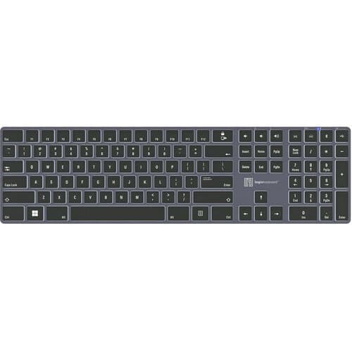 Logickeyboard TITAN Wireless Backlit Keyboard (Windows, US English)