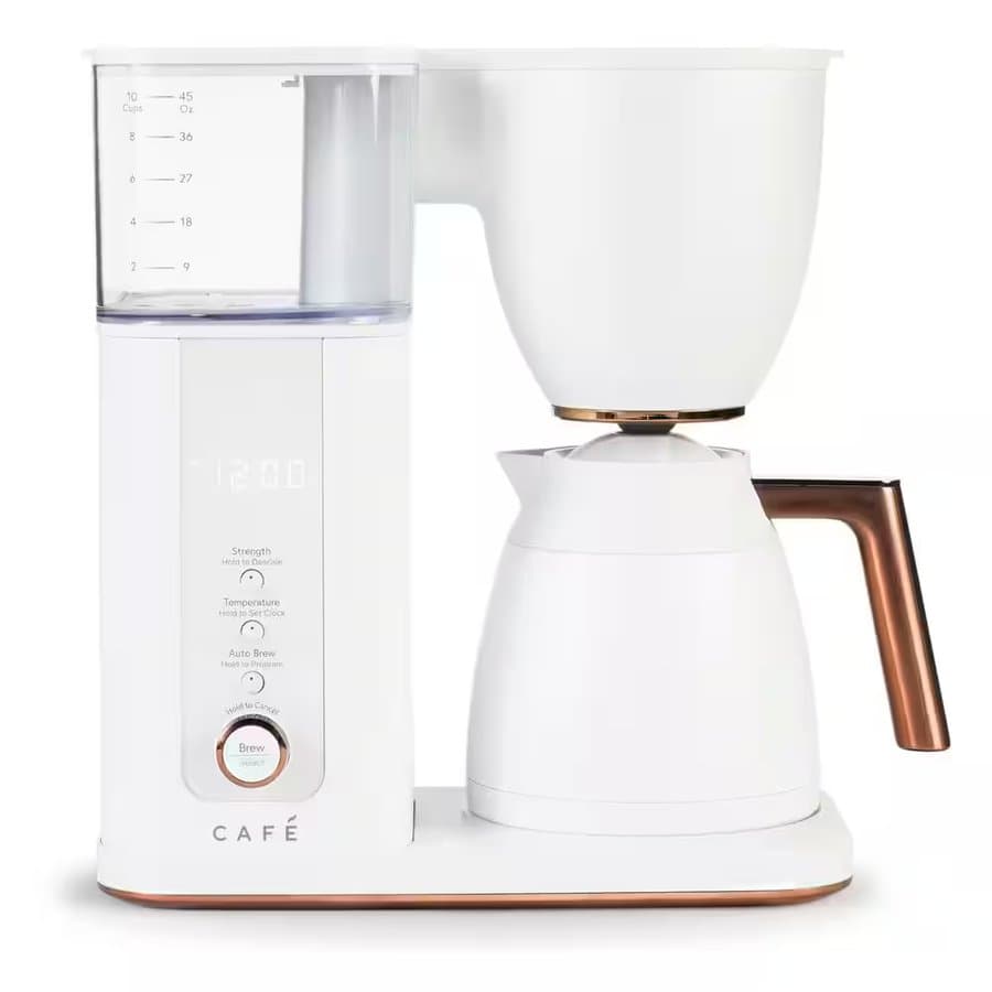 Cafe Specialty Drip 10-Cup Coffee Maker with Thermal Carafe - Matte White