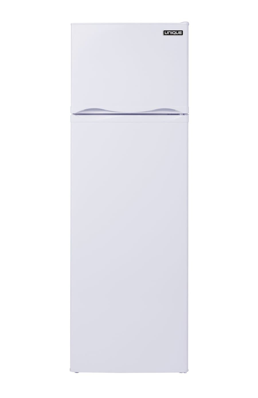 UNIQUE Off-Grid 9.7-cu ft Counter-Depth 23.5-in Wide Top-Freezer Refrigerator ( White )