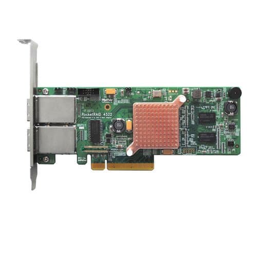 HighPoint RocketRAID 4522SGL 8-Channel External SAS/SATA PCIe 2.0 Hardware RAID Controller