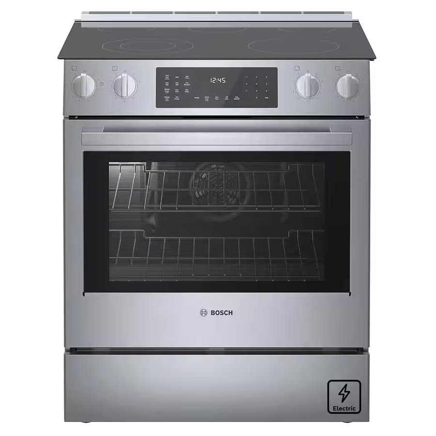 Bosch 30" Slide-In Electric Range Stainless Steel
