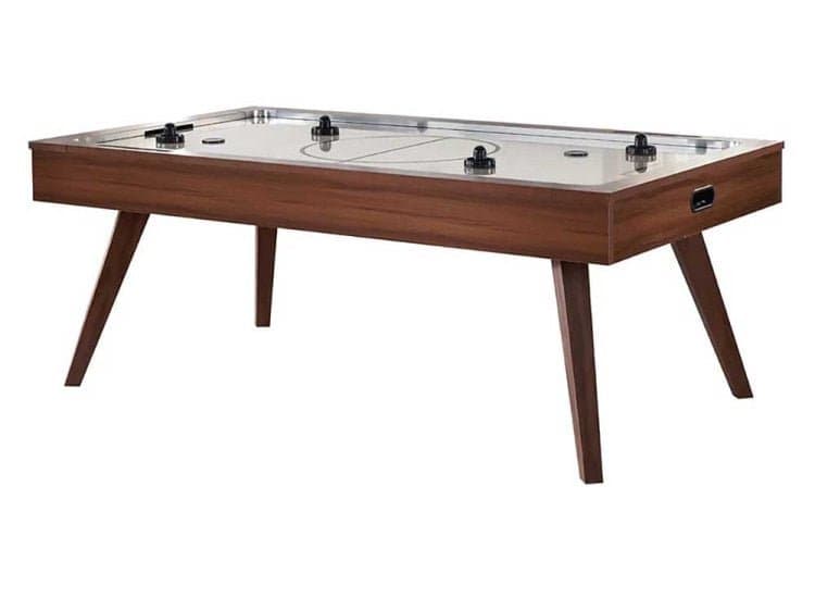 HB Home Mid-Century Modern 7-Foot Air Hockey Table