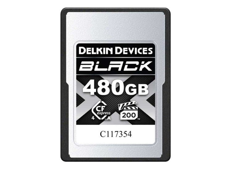 Delkin Devices BLACK 4.0 CFexpress Type A VPG200 480GB Memory Card