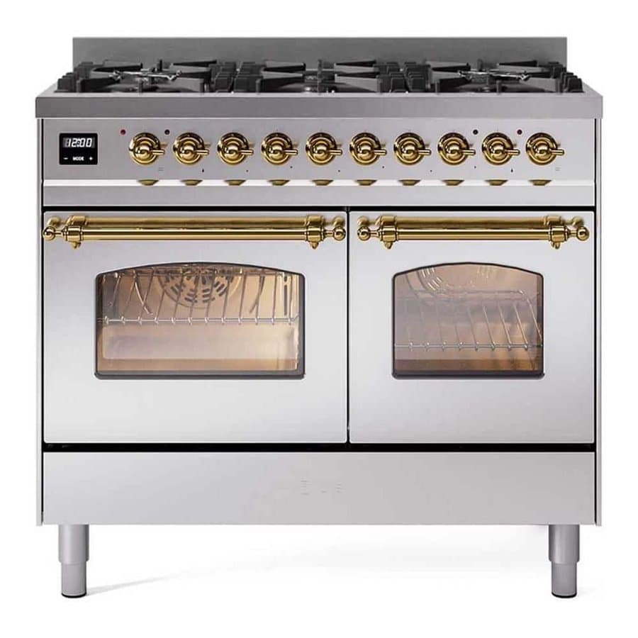 ILVE Dual Fuel Ranges 6 40 Stainless Steel