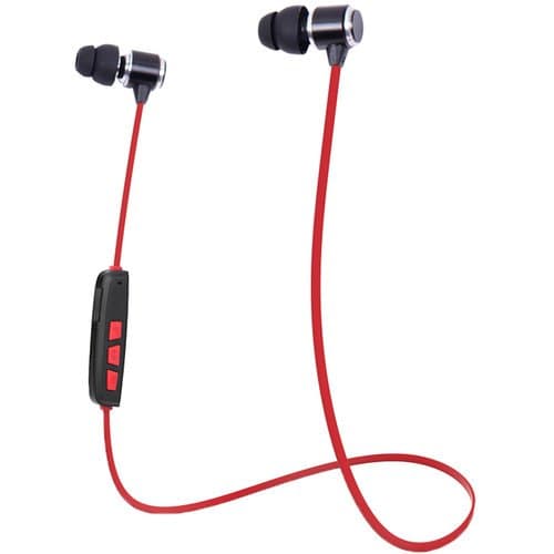 Tera Grand Bluetooth 4.1 Wireless Sport In-Ear Headphones (Black/Red)