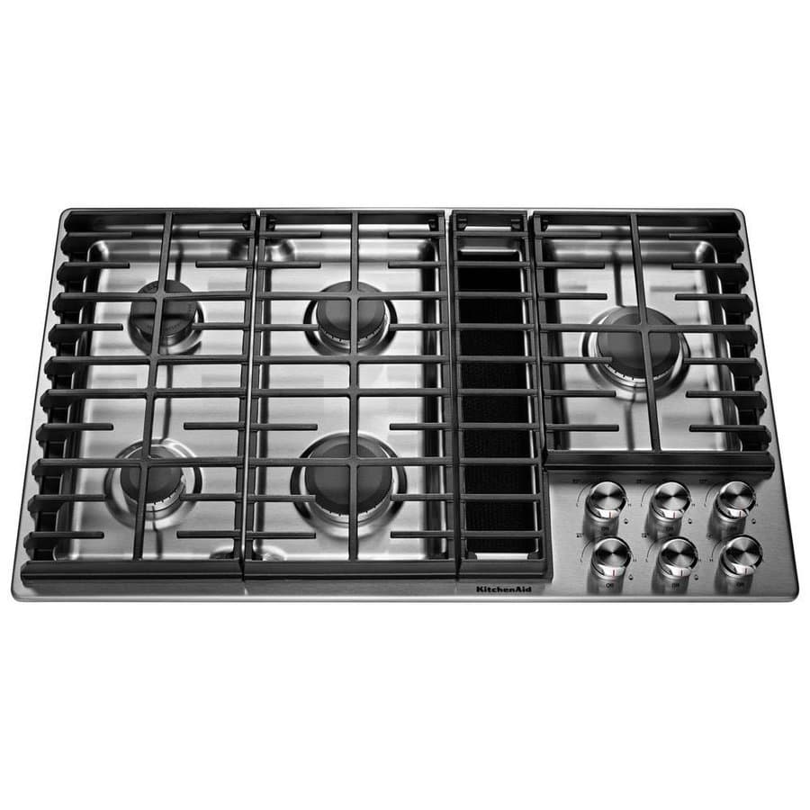 KitchenAid 30" Gas Cooktop Stainless Steel