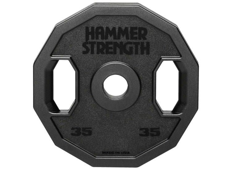 Life Fitness Hammer Strength 35 lb Urethane 12-Sided Olympic Plate (Each)