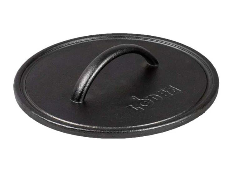 Lodge Round Seasoned Cast Iron Grill Press