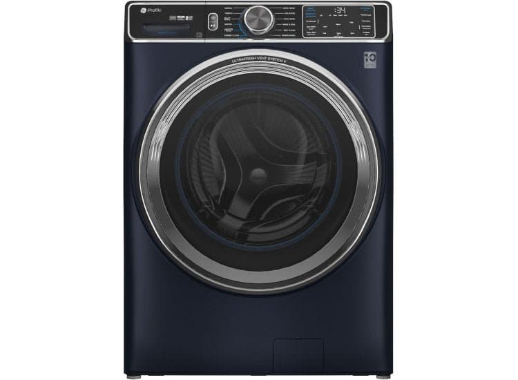 GE Profile Washer 5.3 cu. ft. Smart Front Load in Sapphire Blue