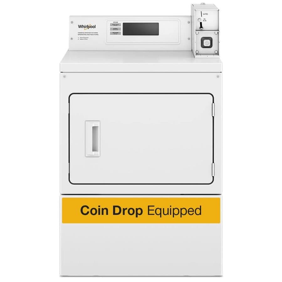 7.4 cu. ft. 240-Volt Commercial Electric Vented Dryer with Factory-Installed Coin Drop
