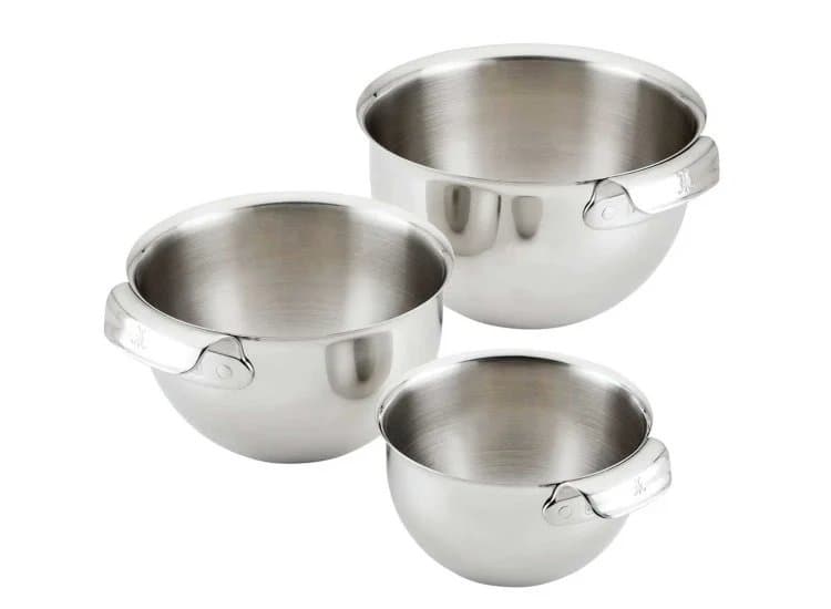 Hestan 3-Piece Mixing Bowl Set, Stainless Steel