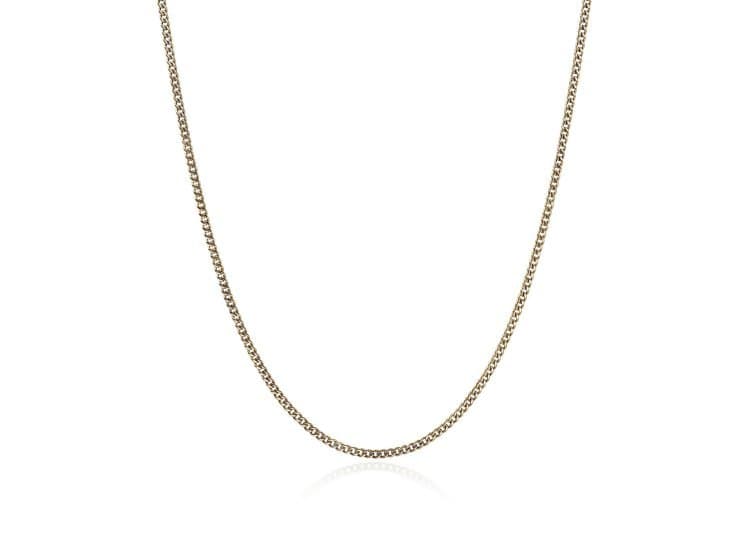 John Hardy Curb Chain Necklace, 2.1mm-22-Inch-in Gold